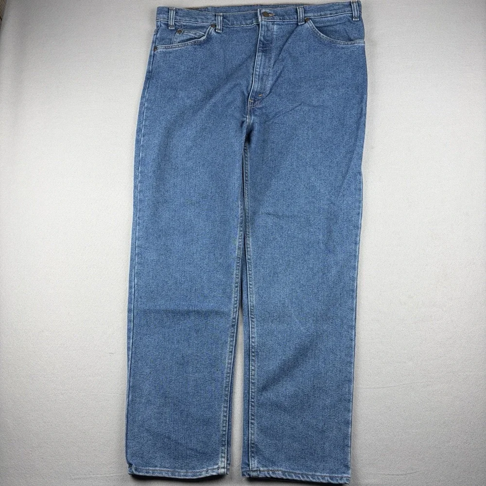 Vintage 1998 Levi's 540 Orange Tab Jeans Men's 40x30 Made in USA Relaxed Fit